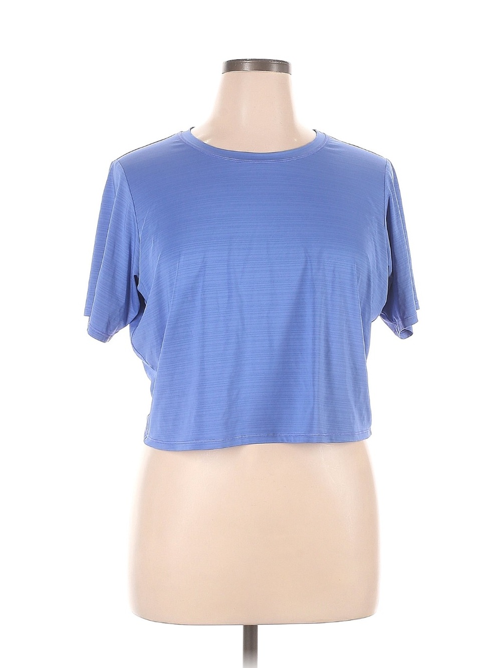 Fabletics Lavender-Blue Cropped Tee